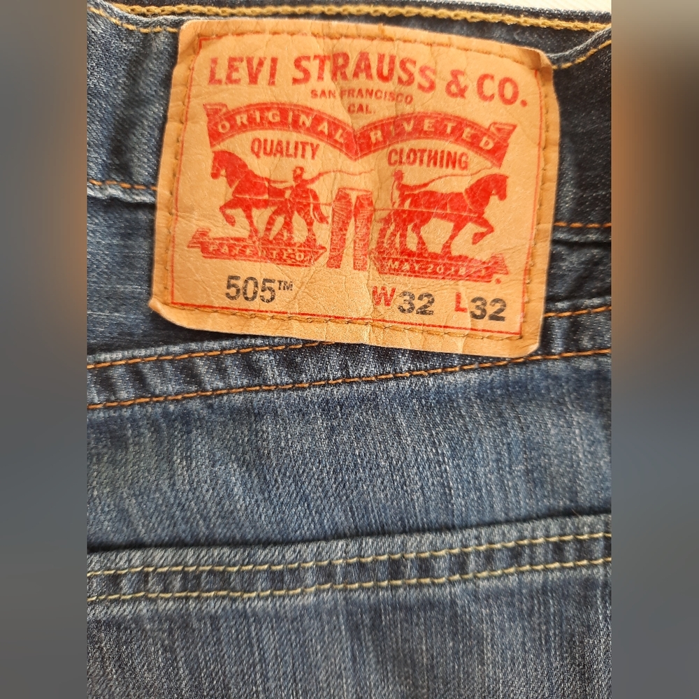 Men's Levi 505 Dark Wash
